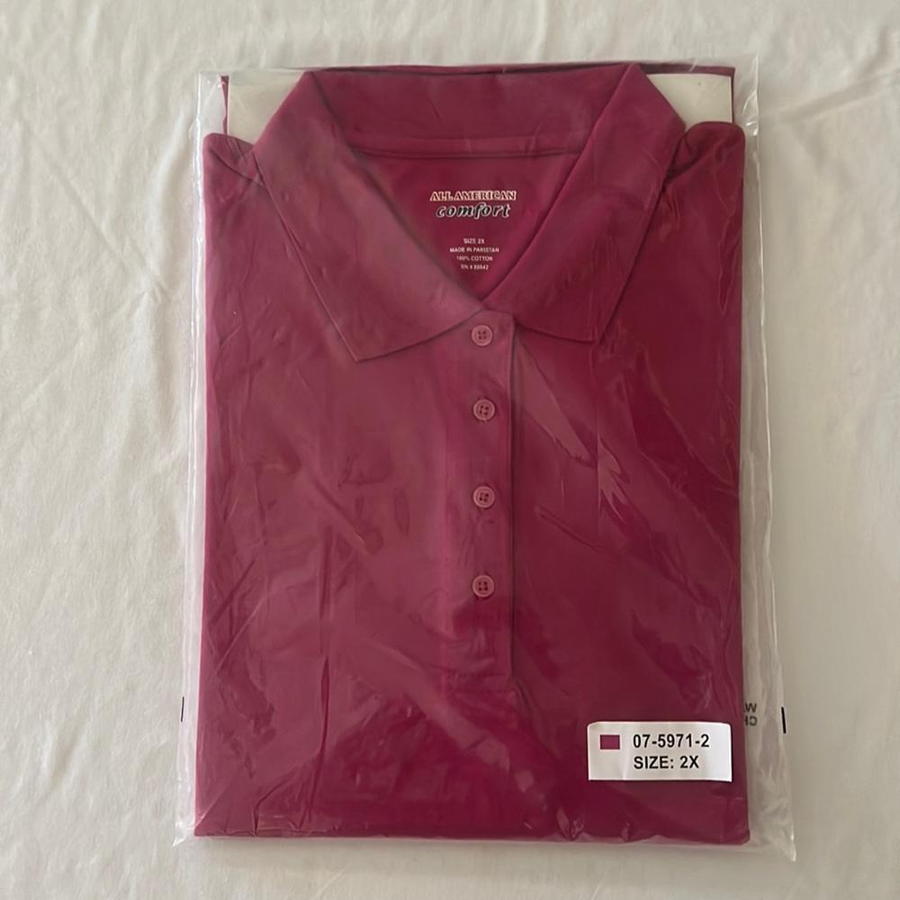 All American Comfort Shirt with Collar & Buttons